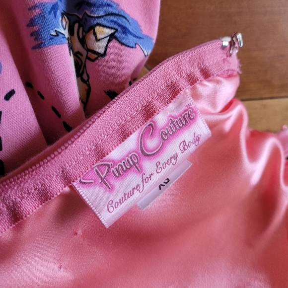 Pinupgirl Couture pink Neverland dress xs - Picture 8 of 8
